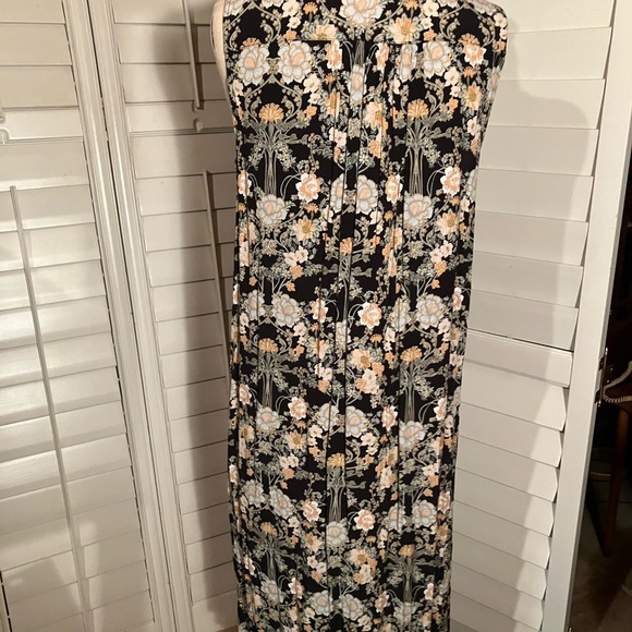 Zara floral dress/top with side slits . Size L - Picture 3 of 4